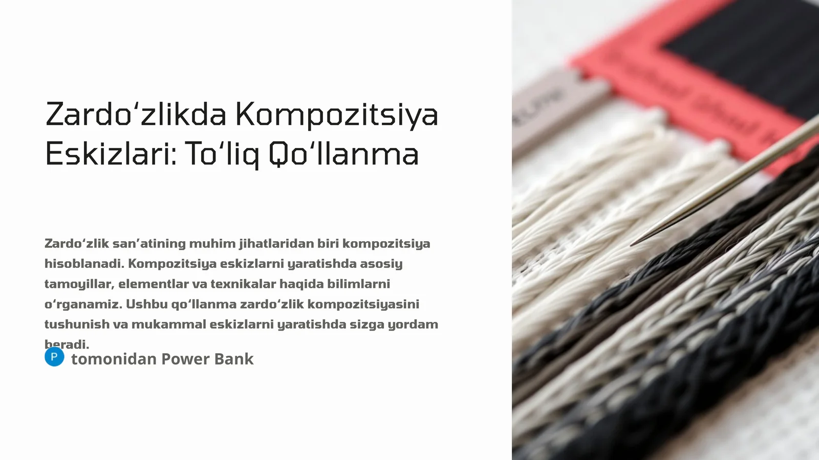 Zardo‘zlikda Kompozitsiya Eskizlari: To‘liq Qo‘llanma
