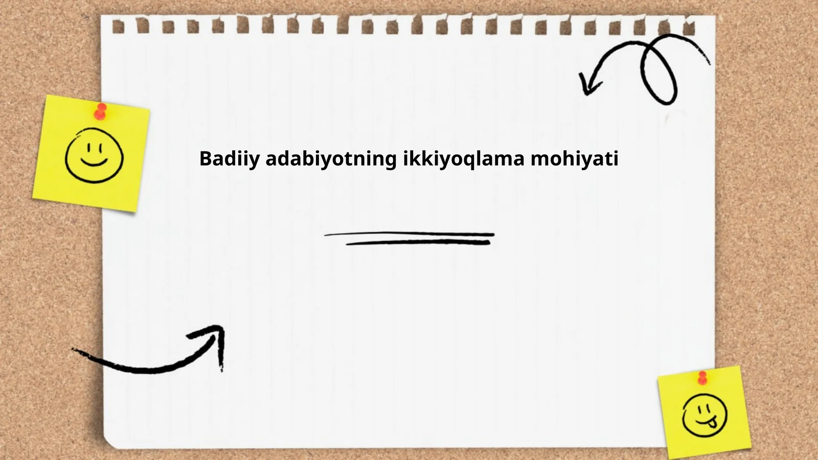 Badiiy adabiyotning ikkiyoqlama mohiyati