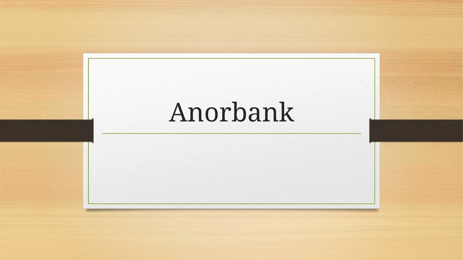 Anorbank qanday bank