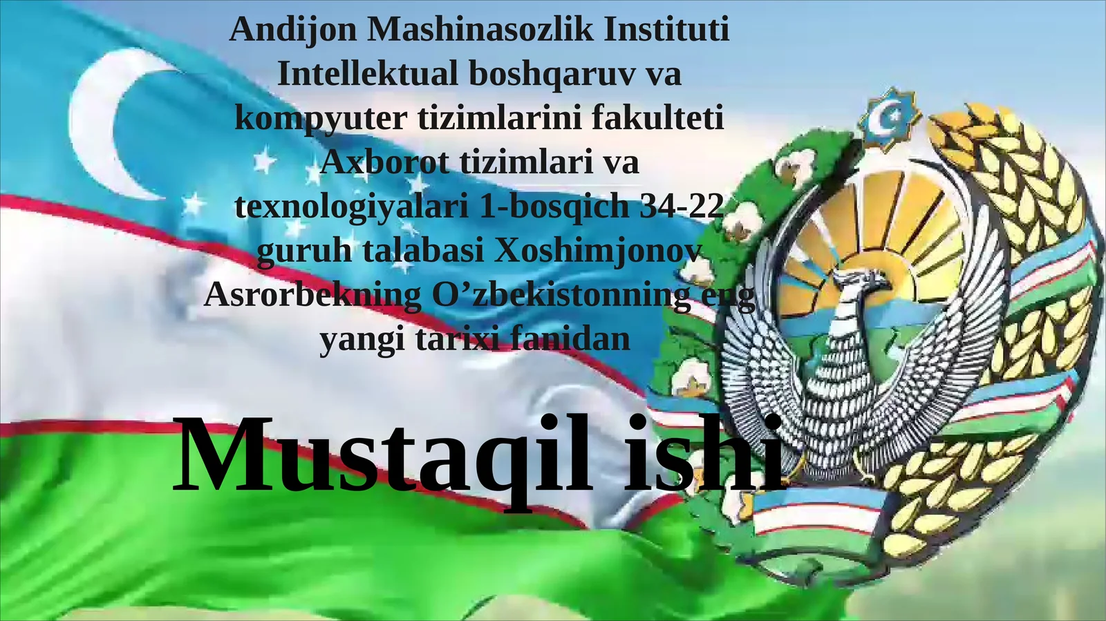 XX asr 80-yillari o‘rtalarida respublika ijtimoiy-siyosiy, iqtisodiy va ma’naviy hayotidagi inqirozli holat.