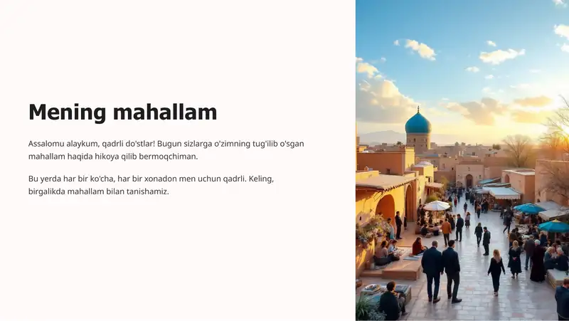 Mening mahallam