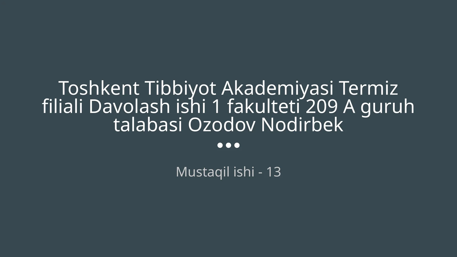 Diniy tashkilotlar faoliyati