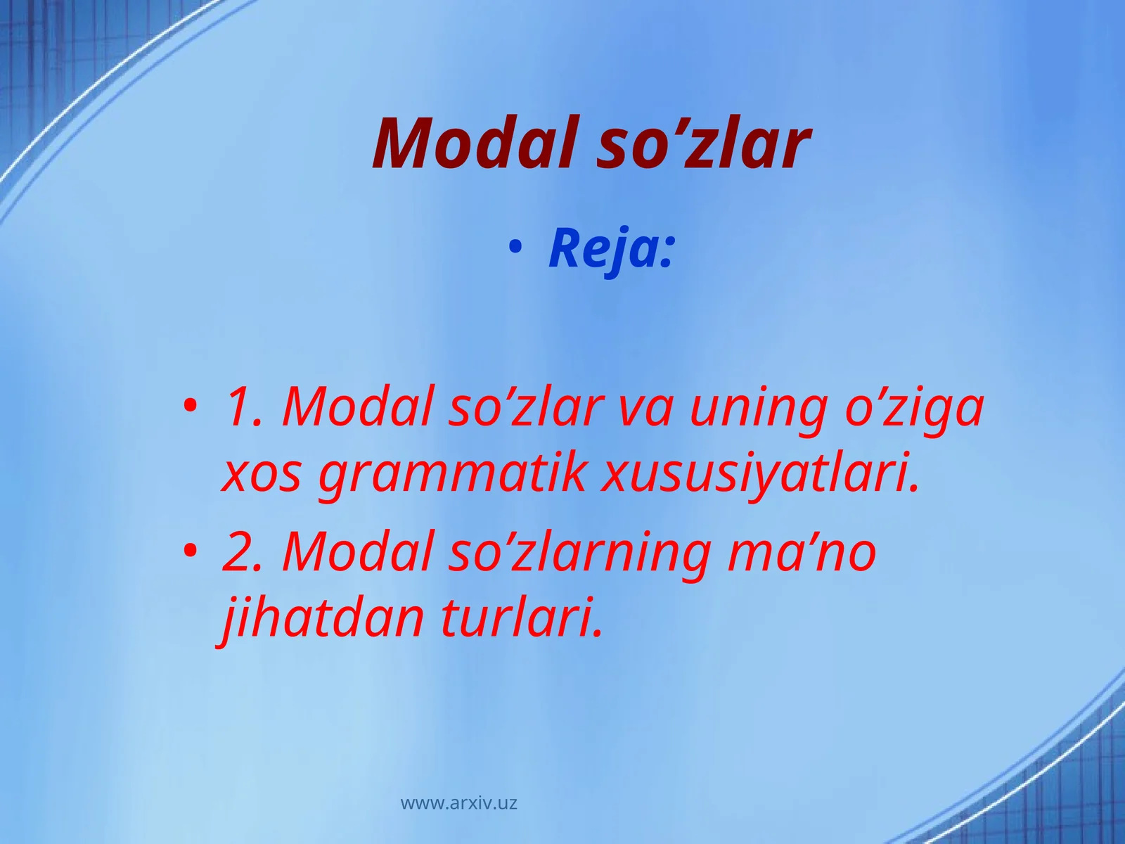 Modal so’zlar