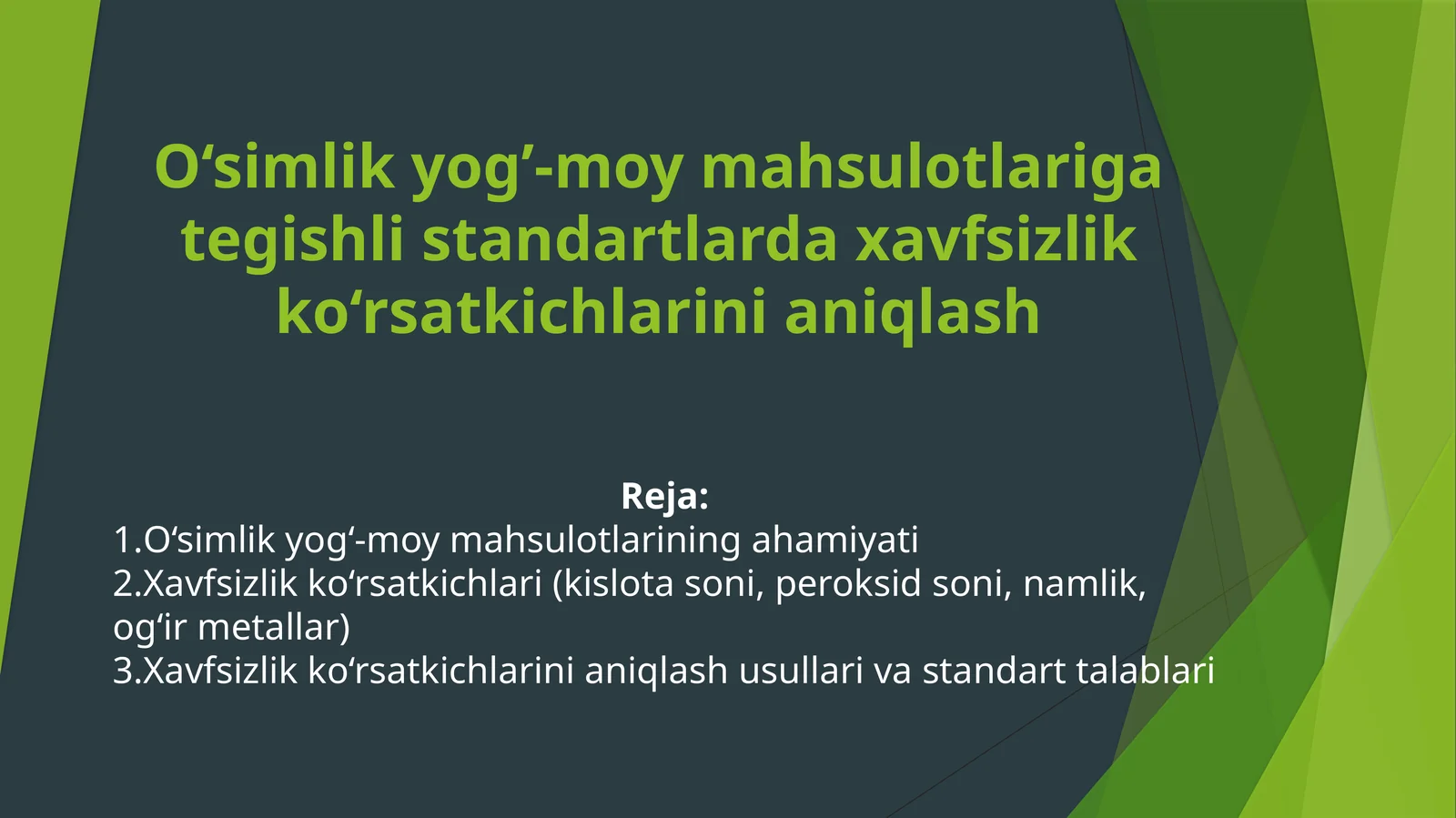 O‘simlikyog‘-moymahsulotlari