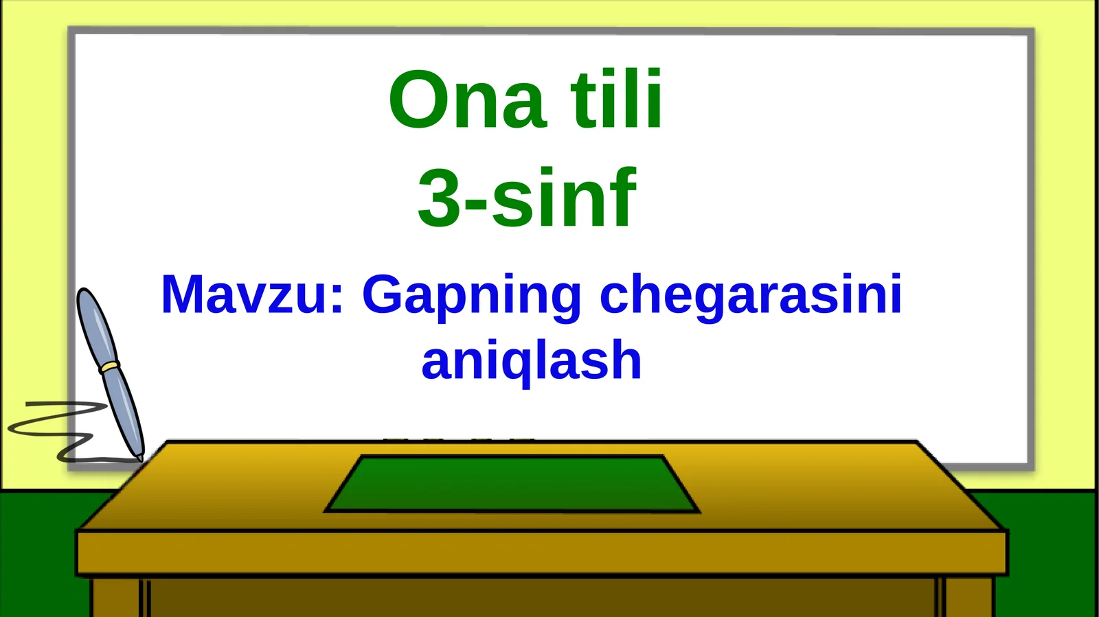Onatili 3-sinf