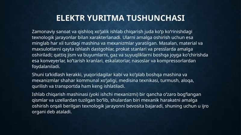 Elektr yuritma