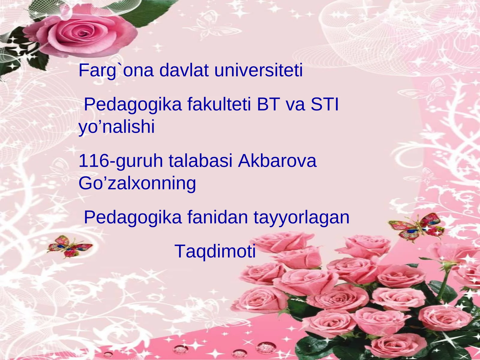 O`quv jarayonini tashkil etish turlari va shakllari